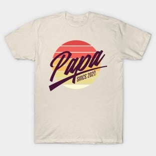 Papa since 2020 T-Shirt